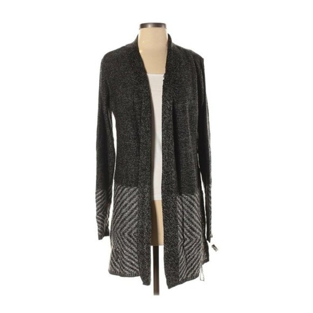 Karen Scott Open Front Acrylic Cardigan